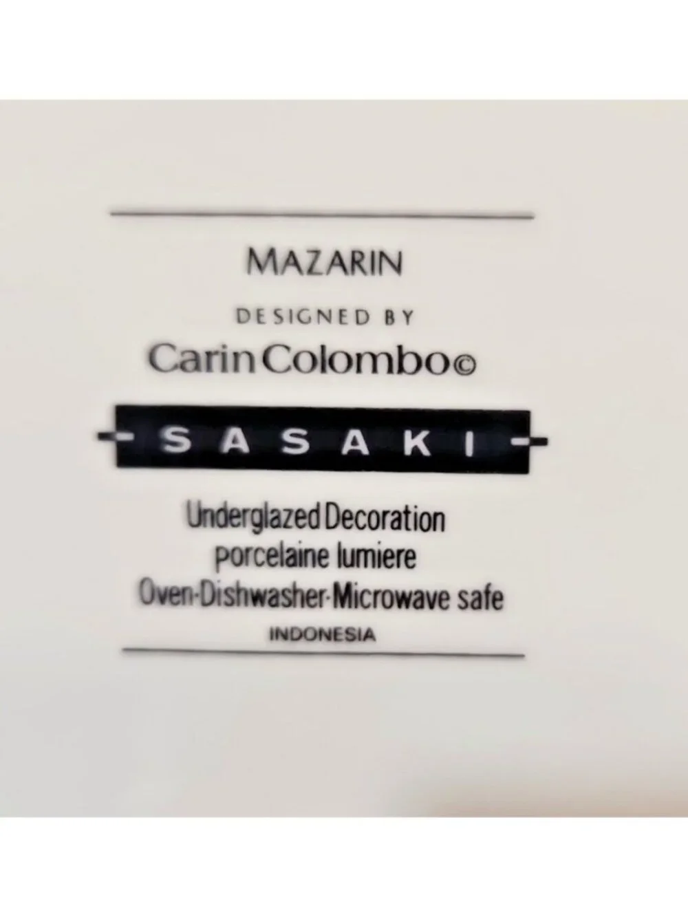 Vtg Sasaki Mazarin Carin Columbo 12